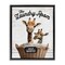 Stupell Industries Help Wanted Laundry Room Giraffes Floating Frame Design by Lettered and Lined